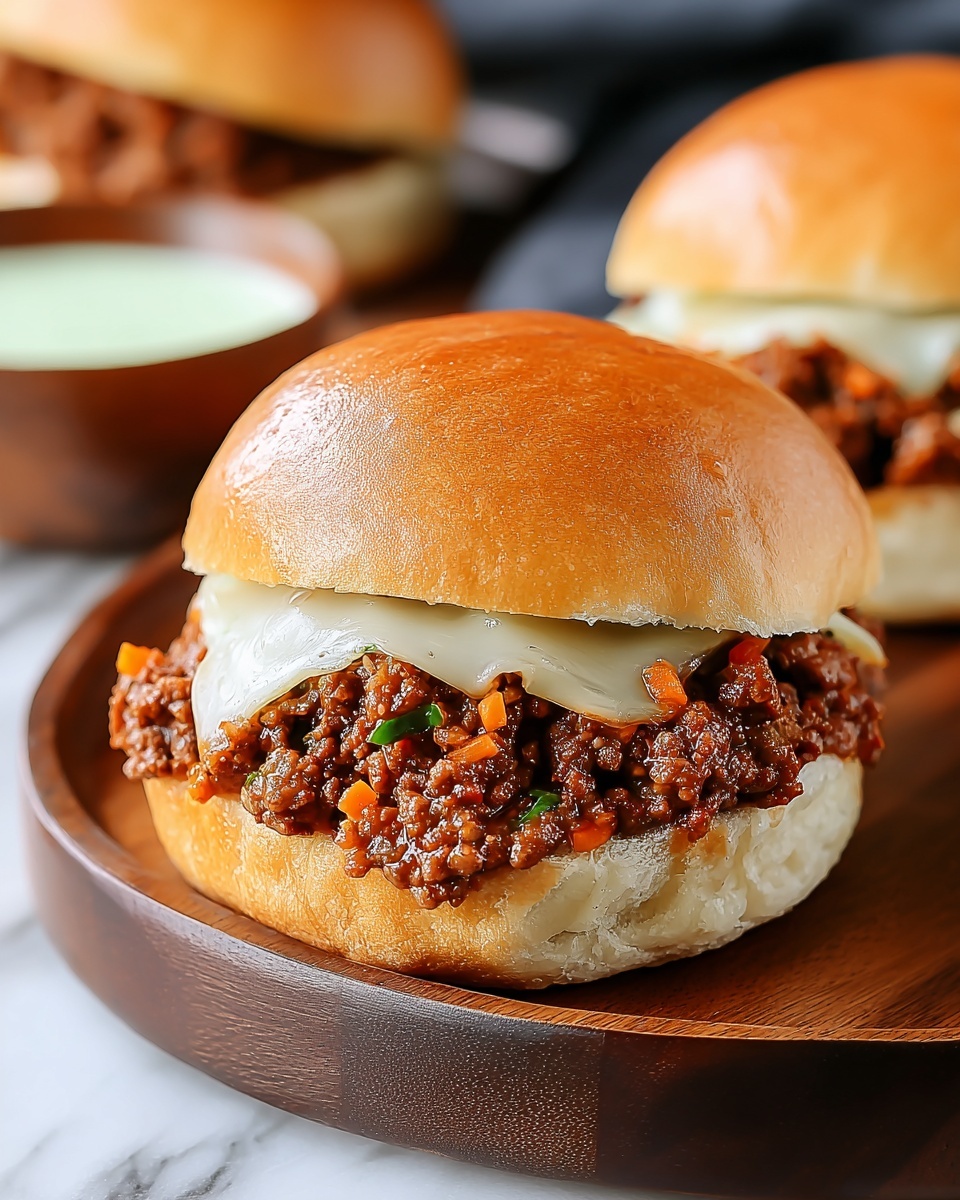 Philly Cheesesteak Sloppy Joes Recipe - Recipe Image