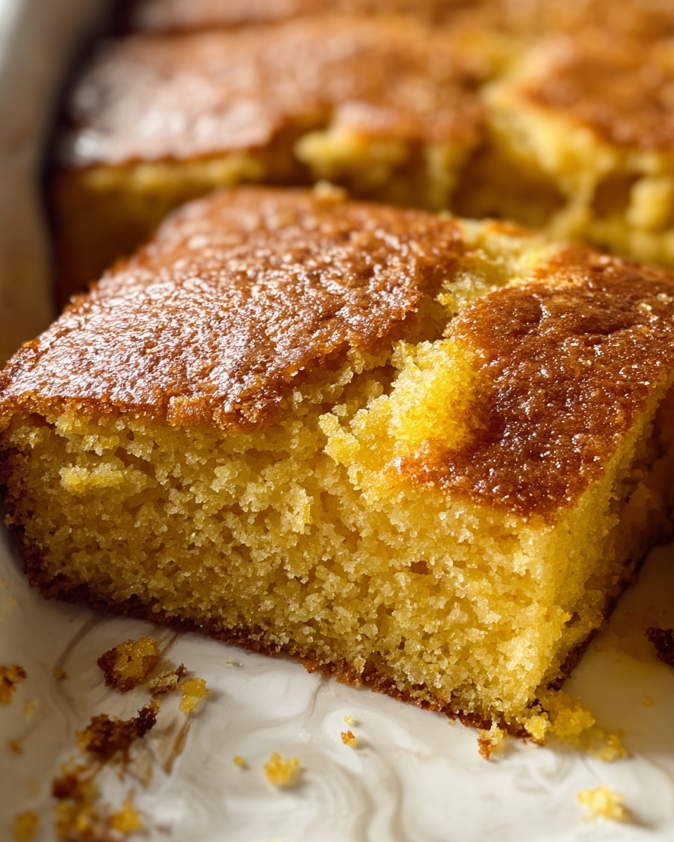 Easy Southern Cornbread with Buttermilk Recipe - Recipe Image