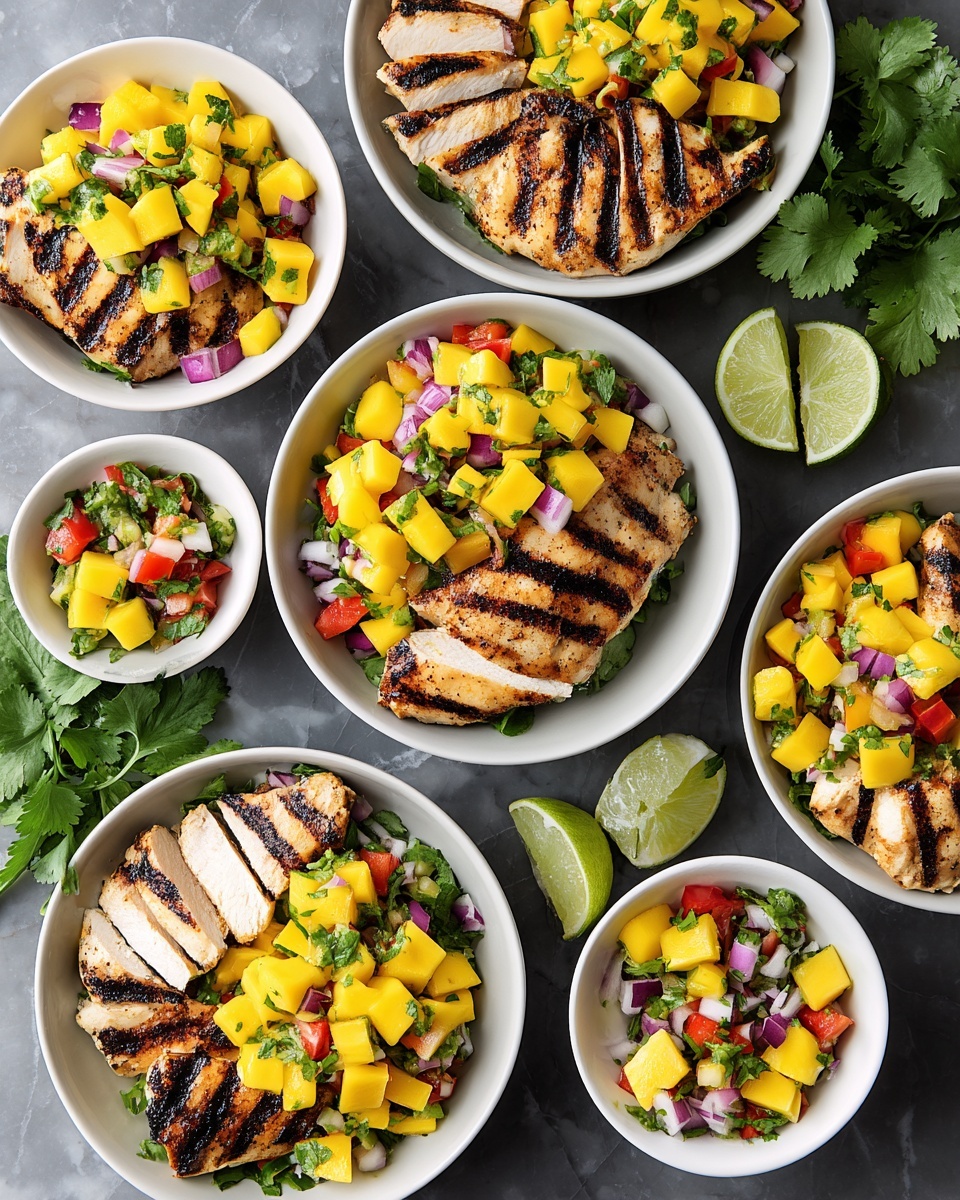 Grilled Chicken with Mango Salsa Recipe - Recipe Image