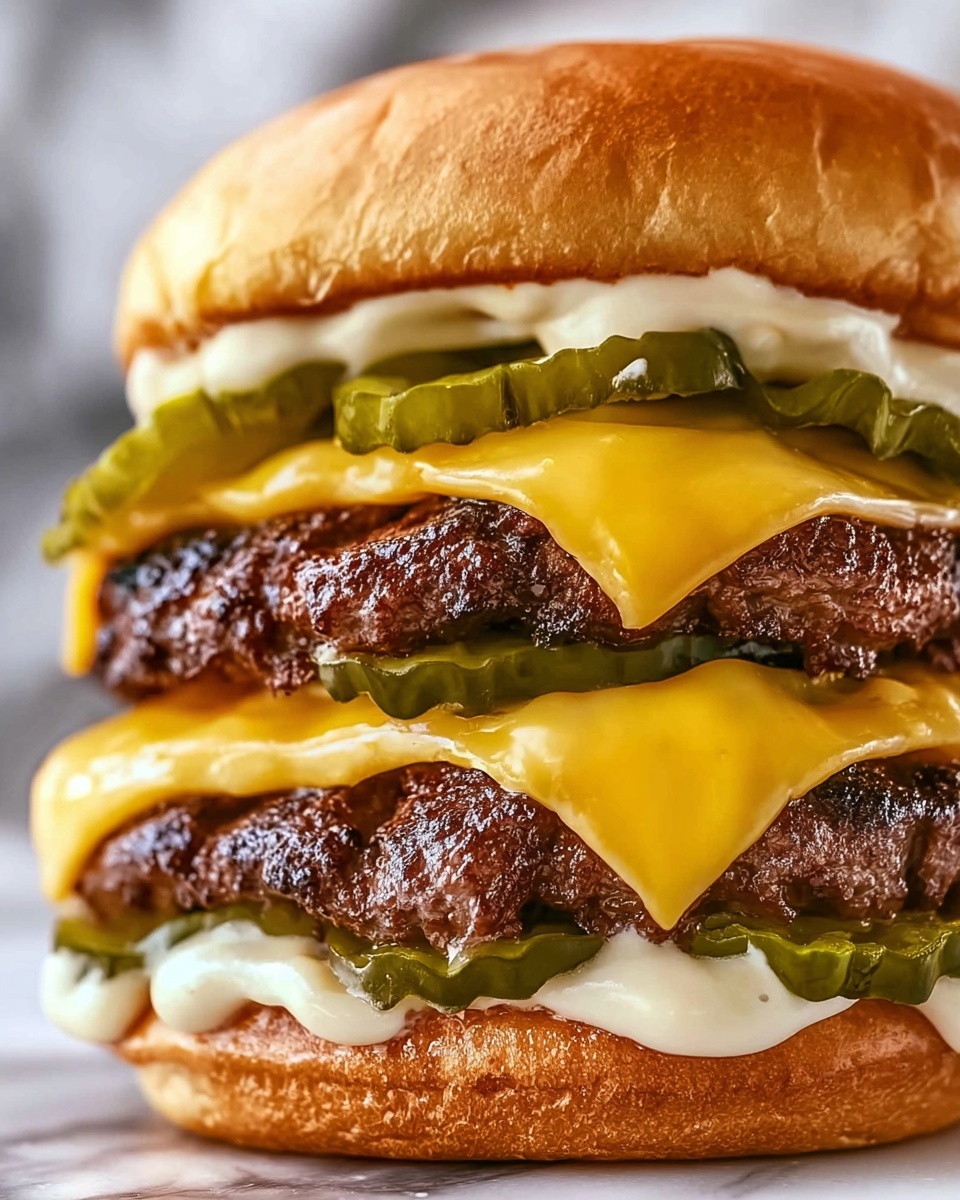 Homemade Sonic Double Smasher Burger Recipe - Recipe Image