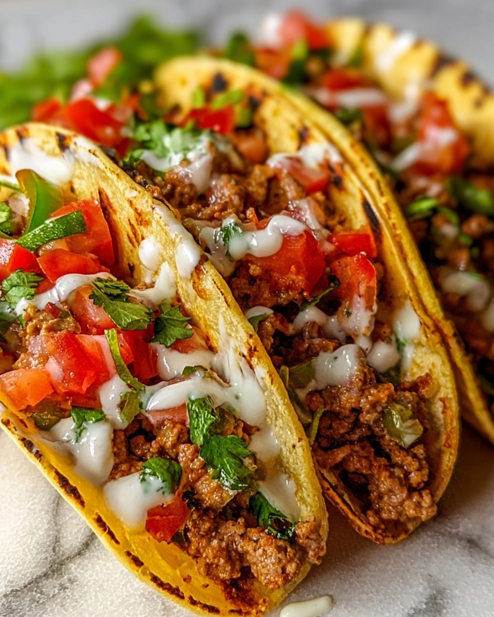 Meat Lovers Pizza Tacos Recipe - Recipe Image