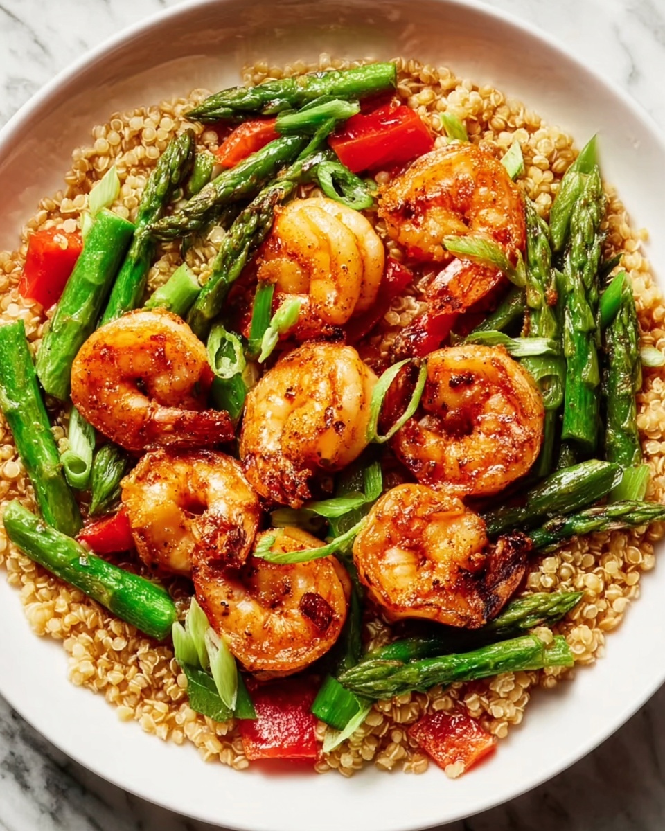 Meyer Lemon Garlic Shrimp and Asparagus Recipe - Recipe Image