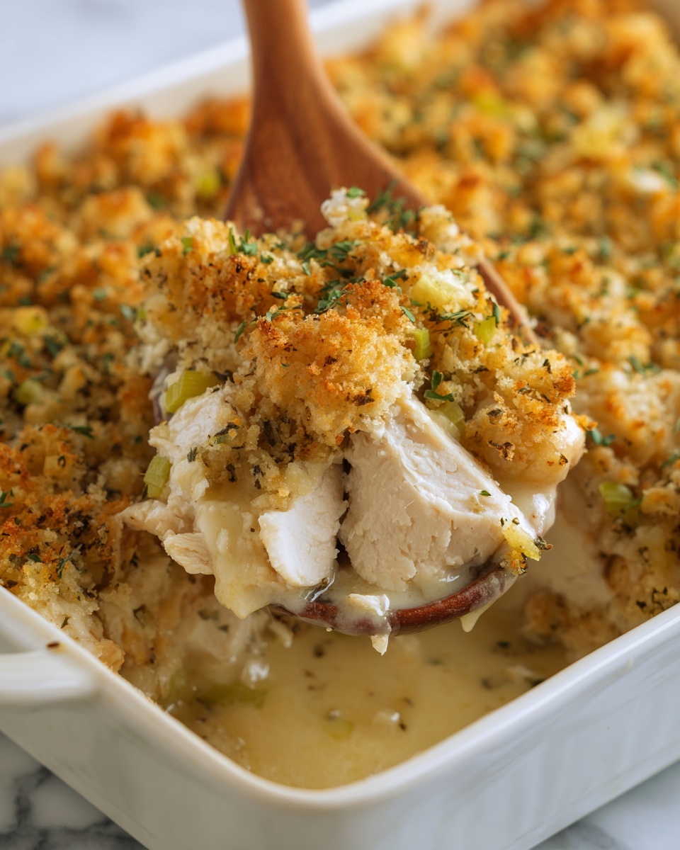 Easy Chicken Stuffing Bake Recipe - Recipe Image