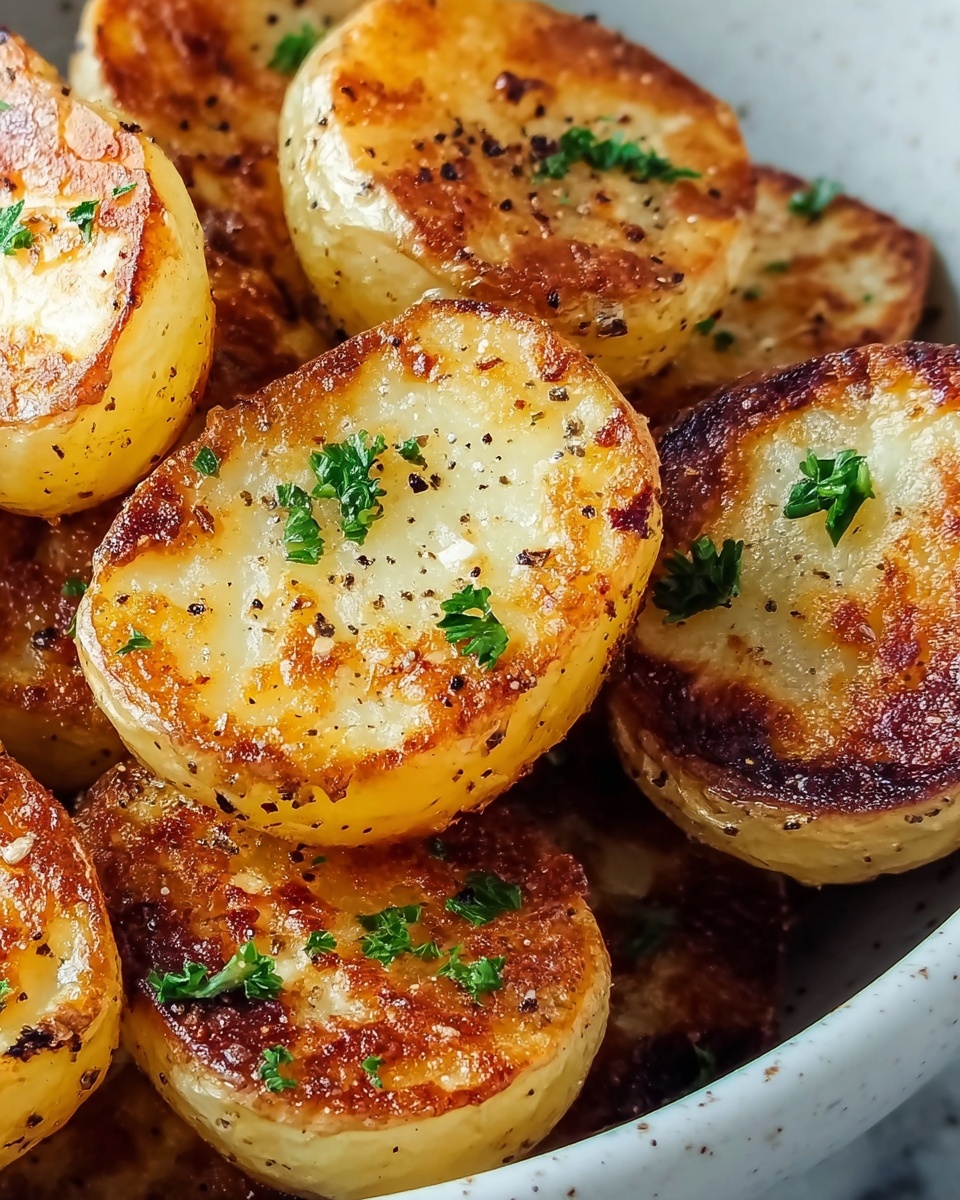 Crispy Air Fryer Sliced Potatoes Recipe - Recipe Image