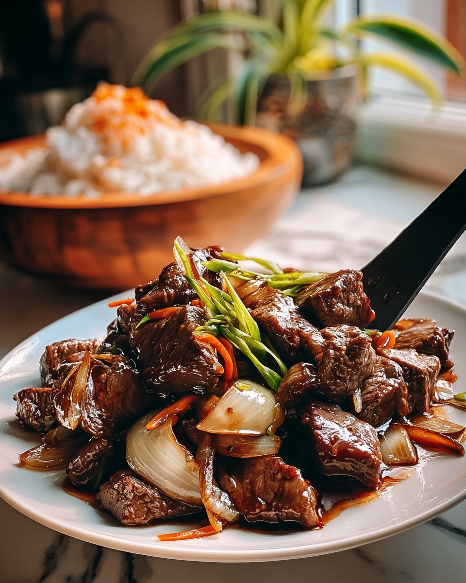 Beef Onion Stir Fry Recipe - Recipe Image