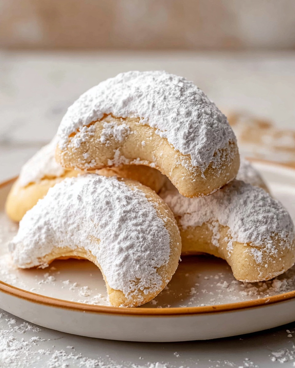 Almond Crescent Cookies Recipe - Recipe Image