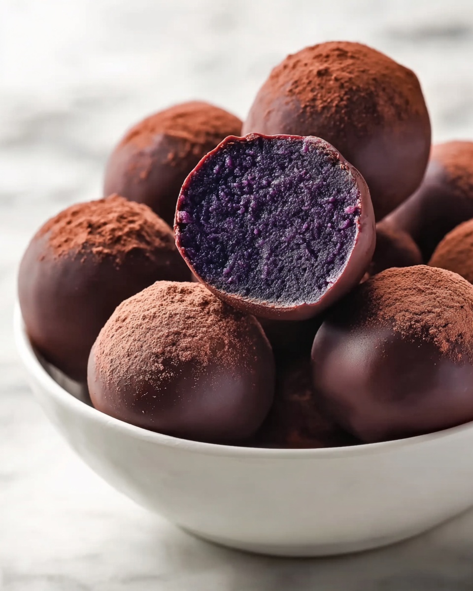 Fudgy Chocolate Beet Truffles Recipe - Recipe Image