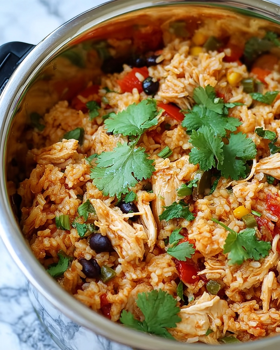 Instant Pot Weeknight Chicken and Rice Burrito Bowls Recipe - Recipe Image