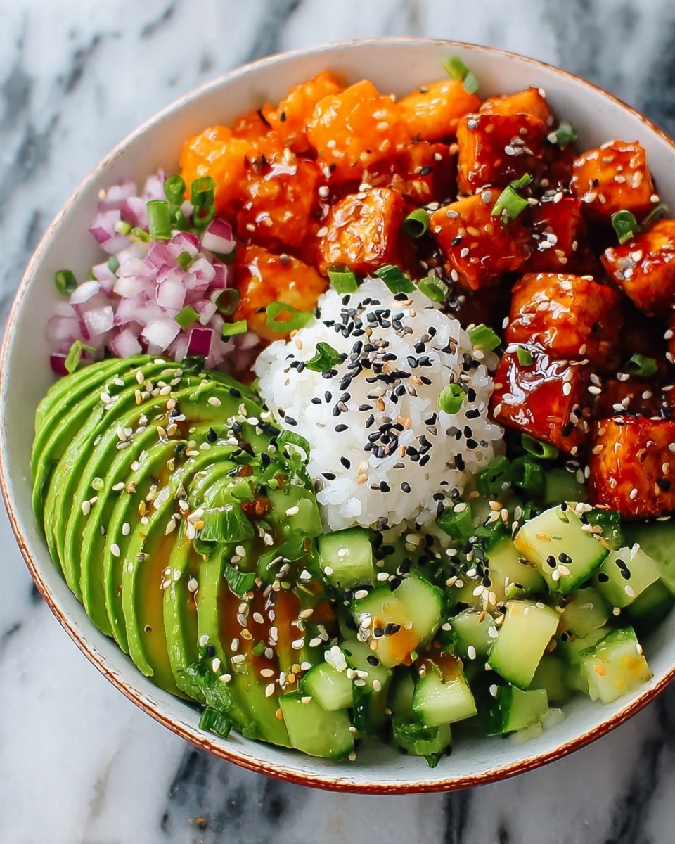Vegan Poke Bowl Recipe - Recipe Image