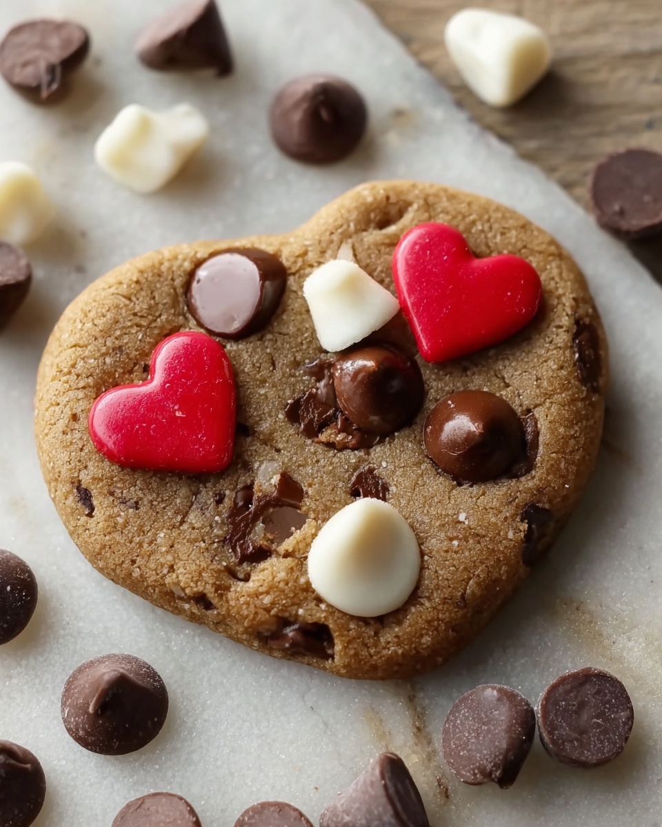 Chocolate Chip Cookie Dough Hearts Recipe - Recipe Image