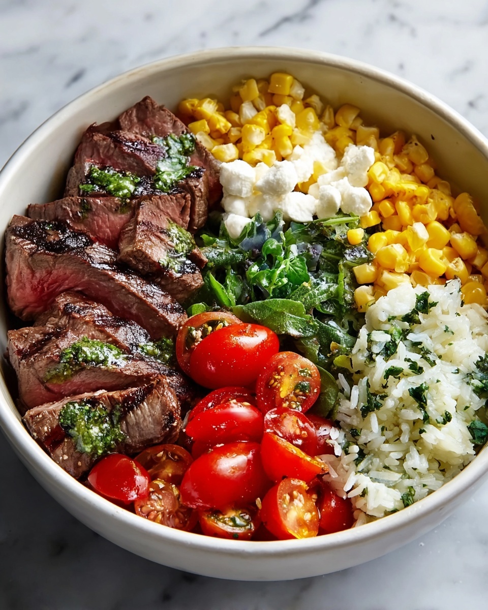 Mediterranean Steak Bowls Recipe - Recipe Image