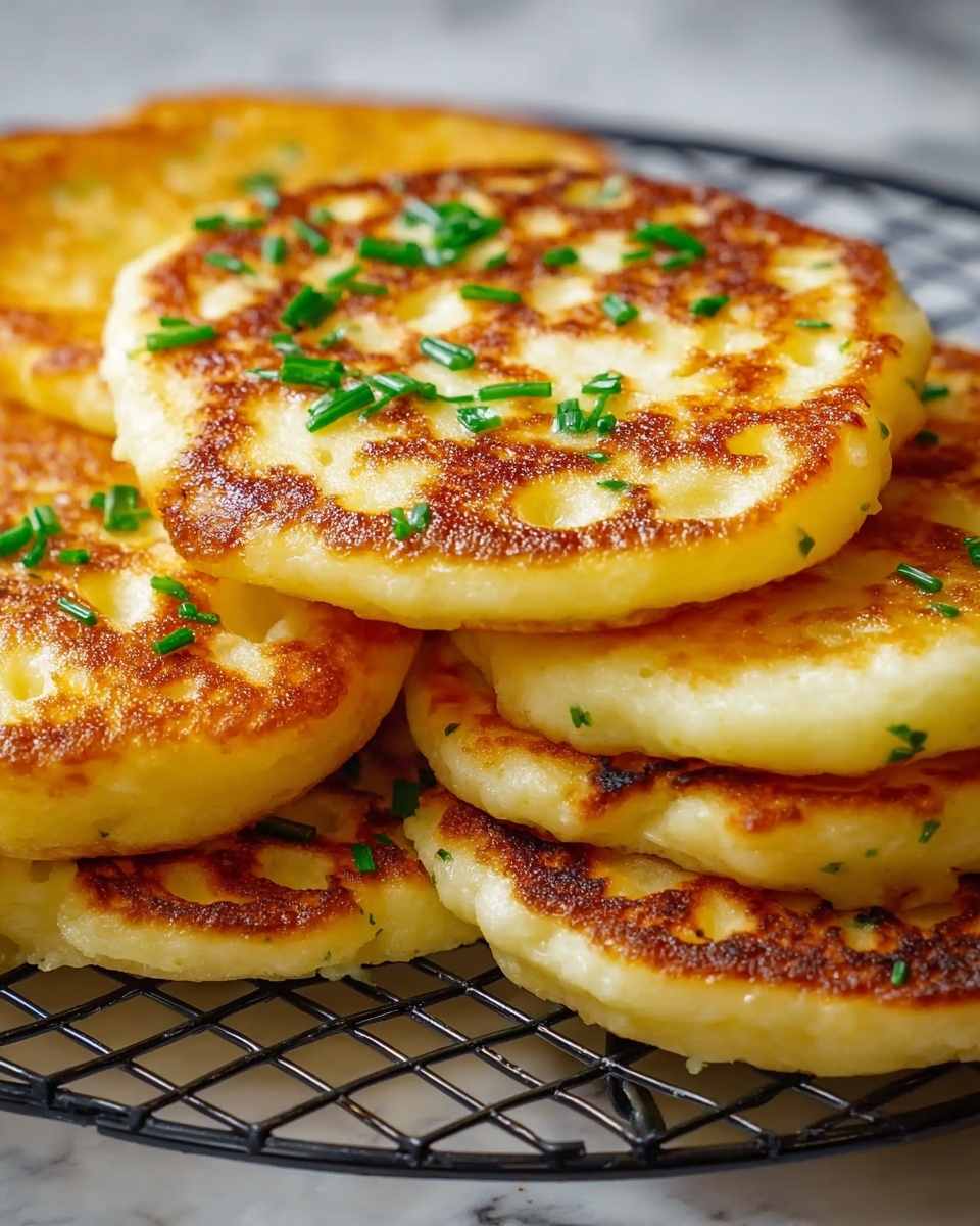 Korean Potato and Cheese Pancakes (Gamjajeon) Recipe - Recipe Image