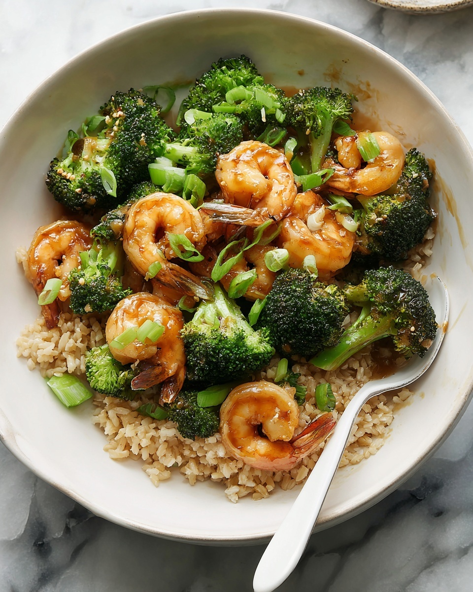 Stir-Fried Shrimp and Broccoli Recipe - Recipe Image