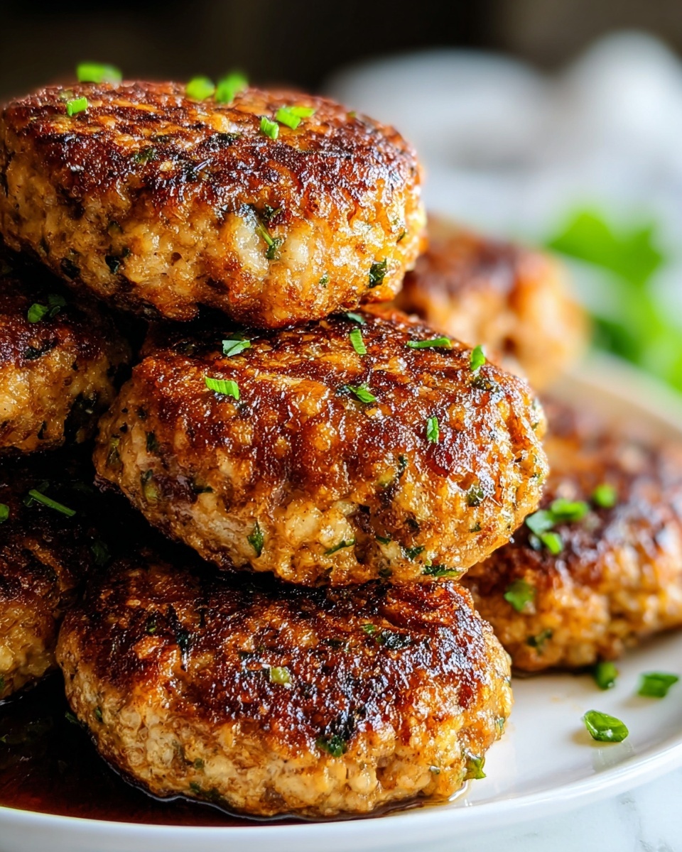 Air Fryer Chicken Rissoles Recipe - Recipe Image