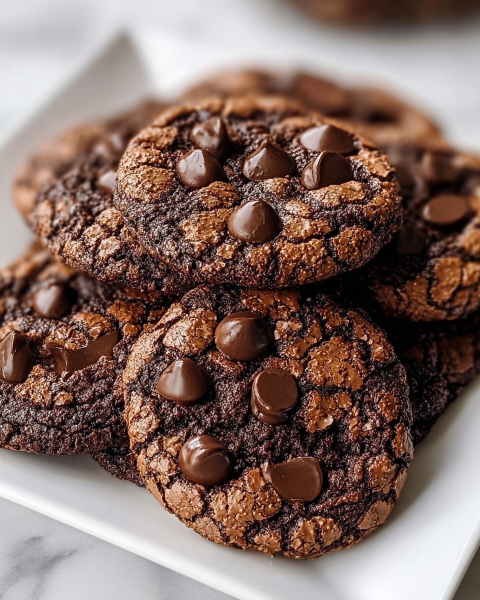 Chewy Fudgy Brownie Cookies: The Ultimate Chocolate Lovers’ Treat Recipe - Recipe Image
