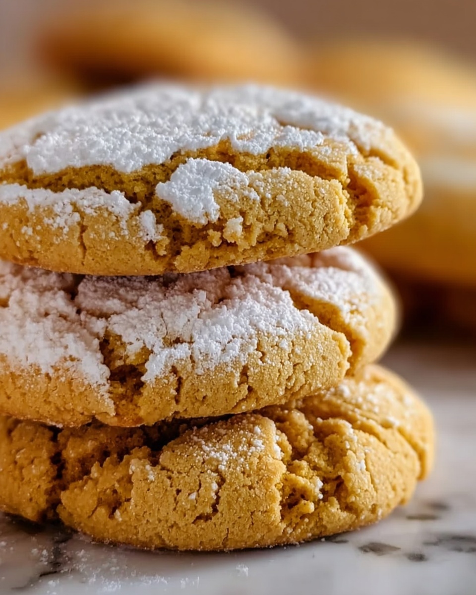 Pumpkin Crinkle Cookies Recipe - Recipe Image