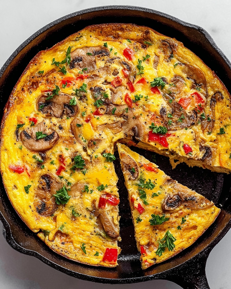 Vegetable and Cheddar Frittata Recipe - Recipe Image