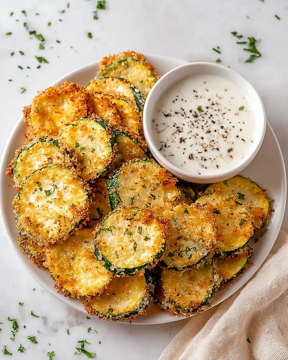 Crispy Baked Zucchini Chips Recipe - Recipe Image
