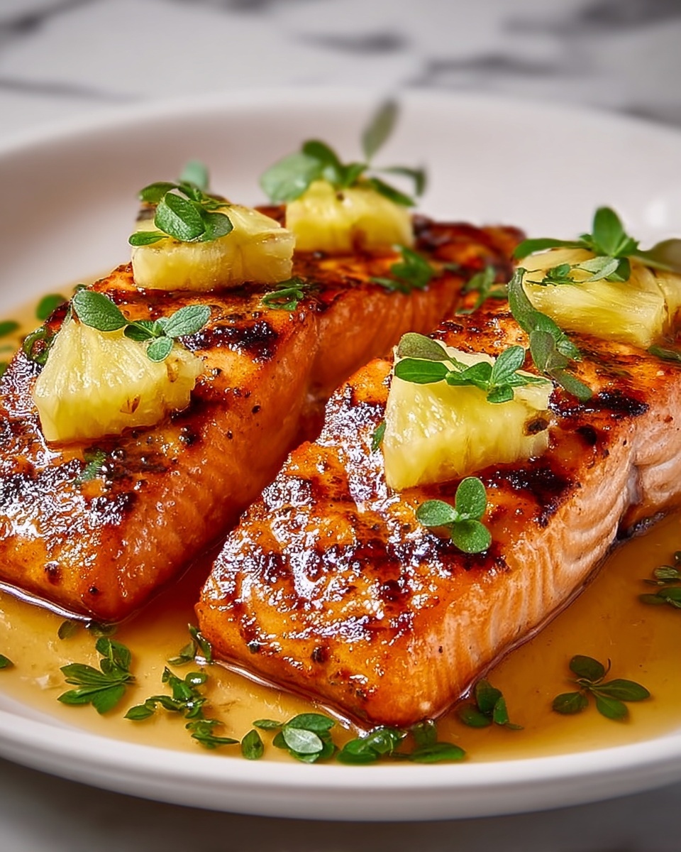 Baked Pineapple Salmon Recipe - Recipe Image