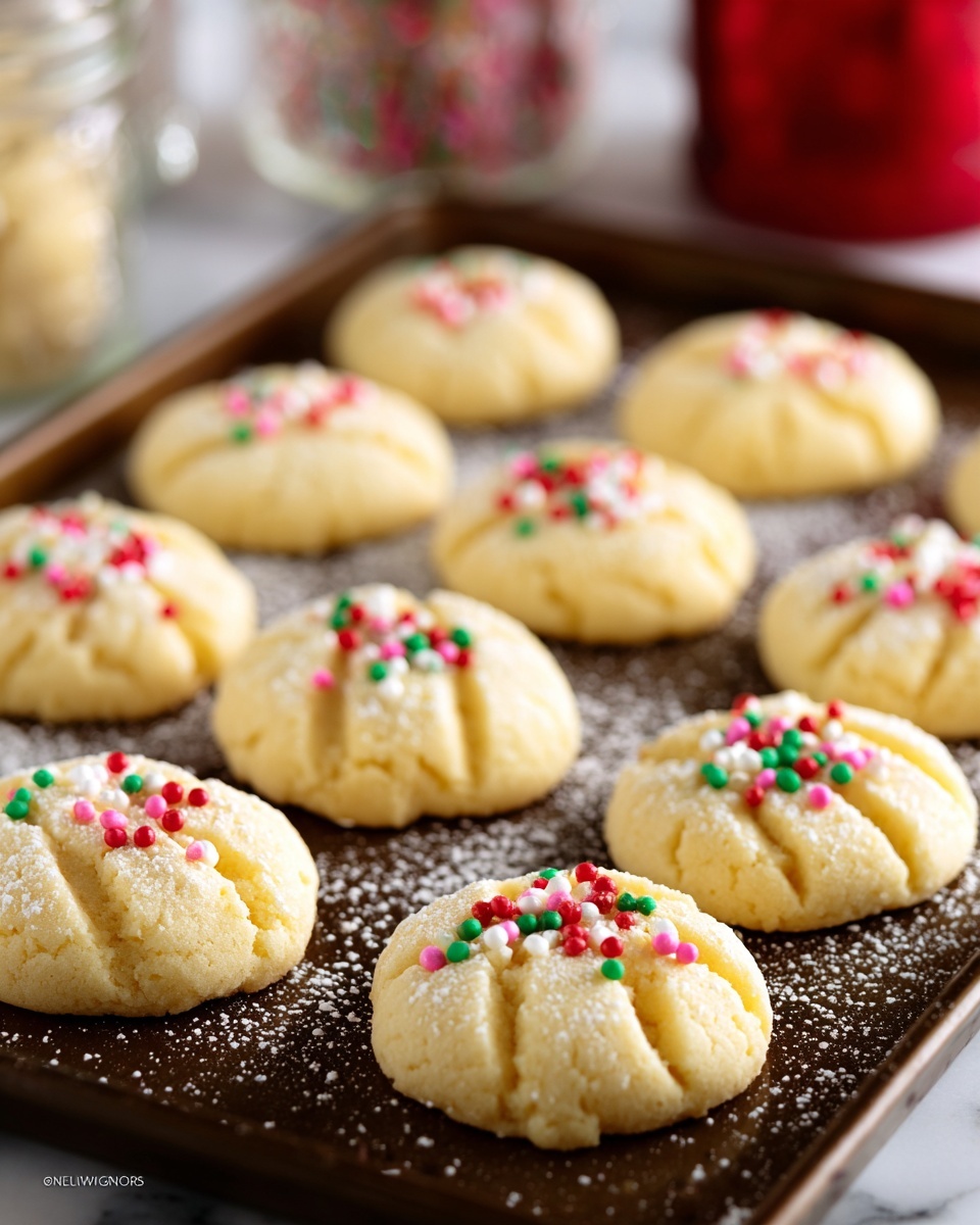 Whipped Shortbread Cookies Recipe - Recipe Image