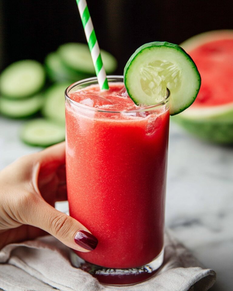 Watermelon Slushie Mocktail Recipe