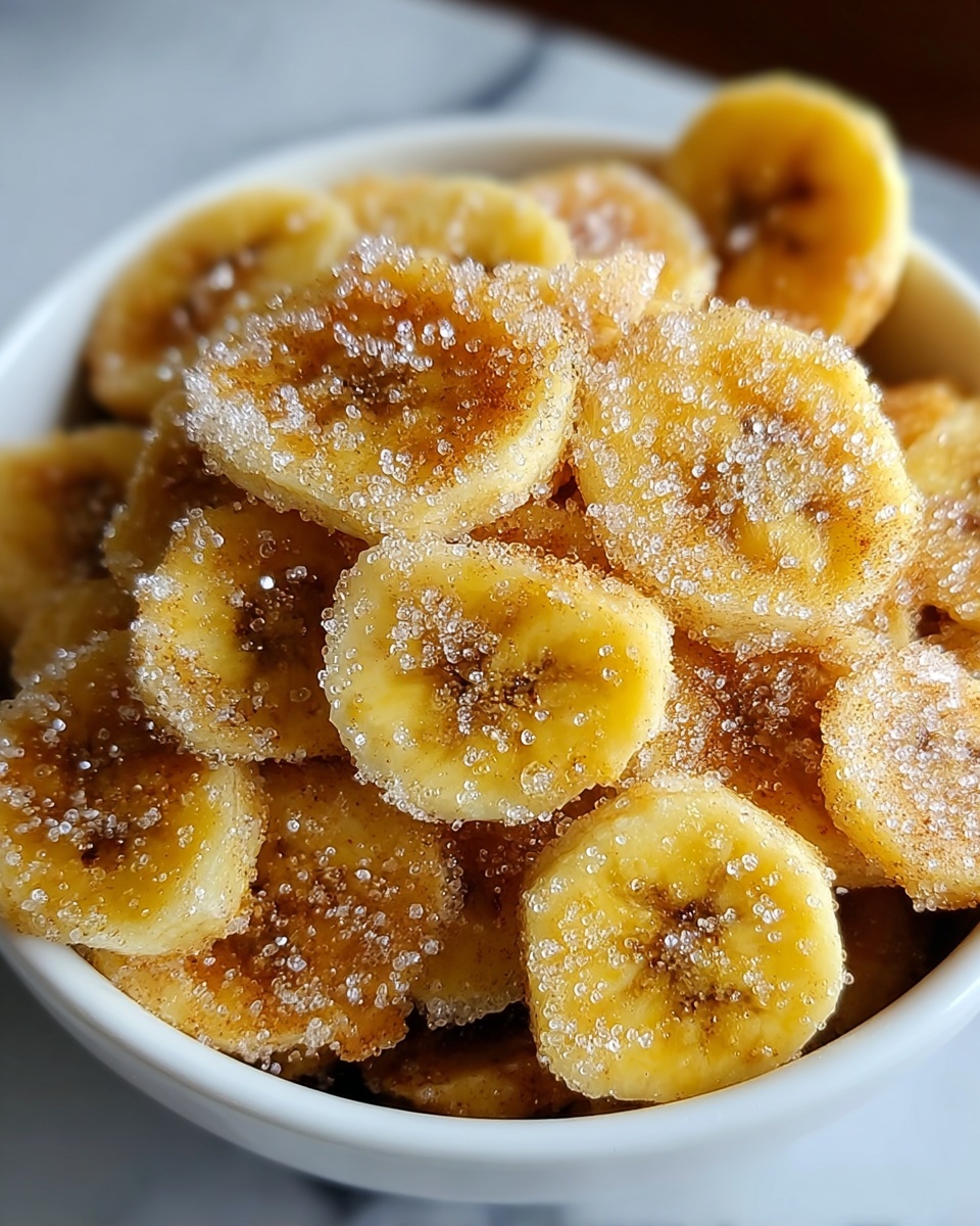 Cinnamon-Sugar Air Fryer Banana Chips Recipe - Recipe Image
