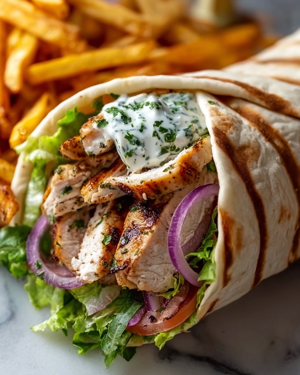 Greek Chicken Gyro Recipe - Recipe Image