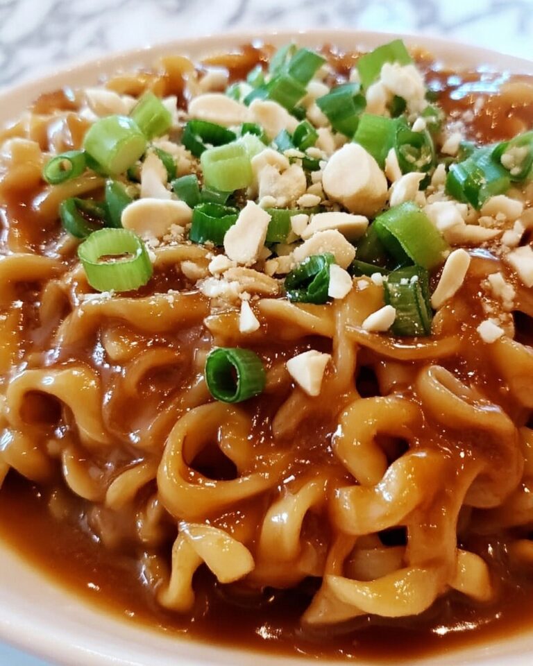 Peanut Butter Ramen Noodles Recipe