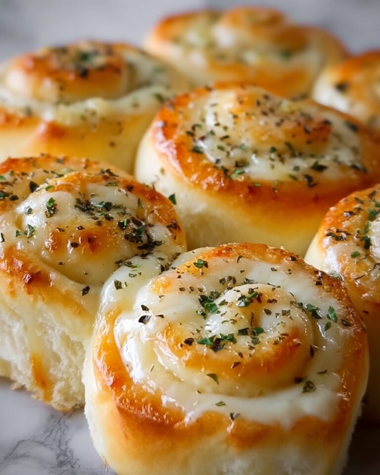 Homemade Garlic Cheese Rolls Recipe