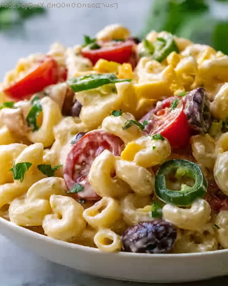 Mexican Macaroni Salad Recipe - Recipe Image