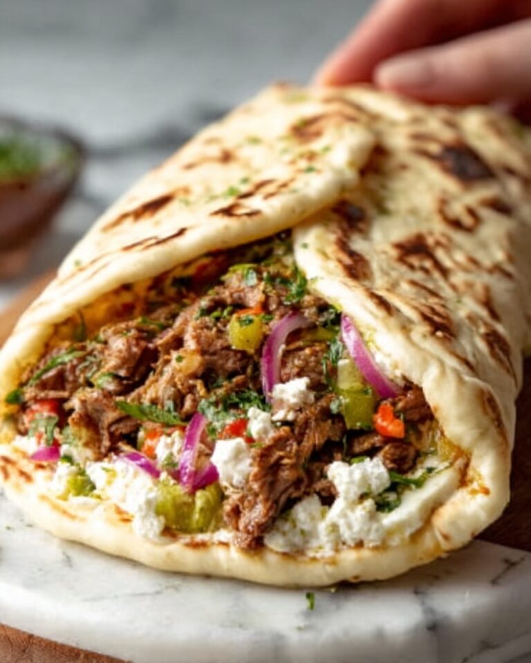 Lamb Gyros with Warm Pita and Fresh Toppings Recipe
