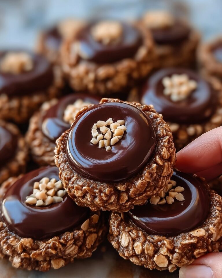 Chocolate Hazelnut Thumbprint Cookies Recipe