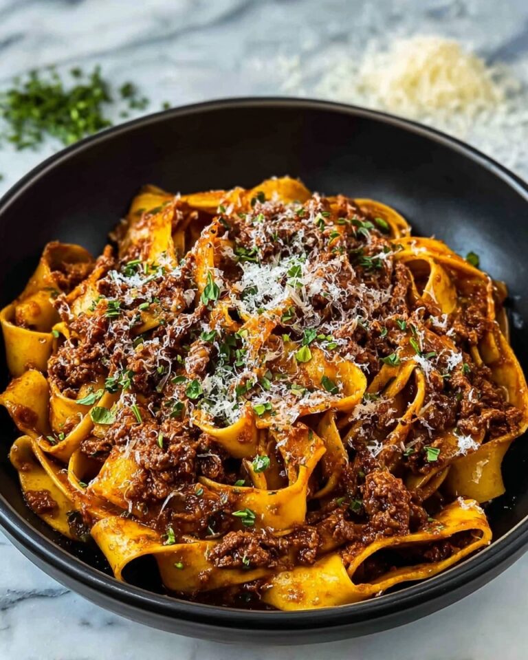 Short Rib Ragu over Tagliatelle with Herbs and Parmesan Recipe