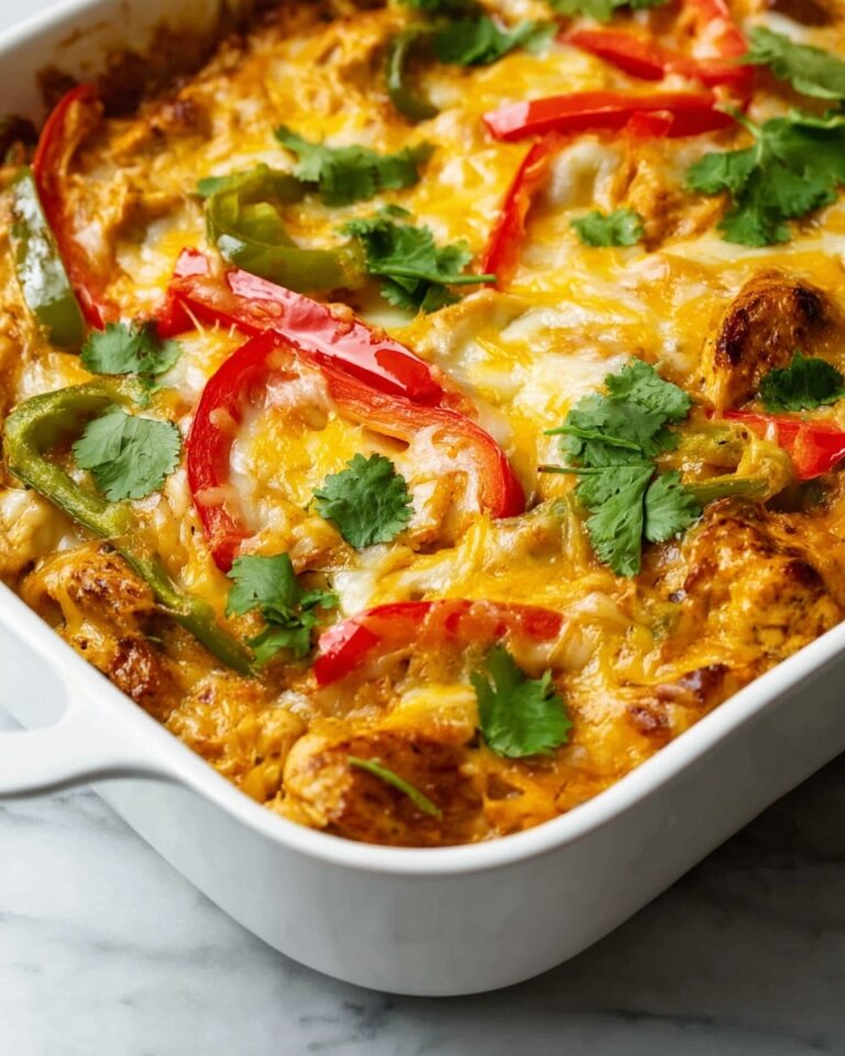 Chicken Fajita Casserole Recipe