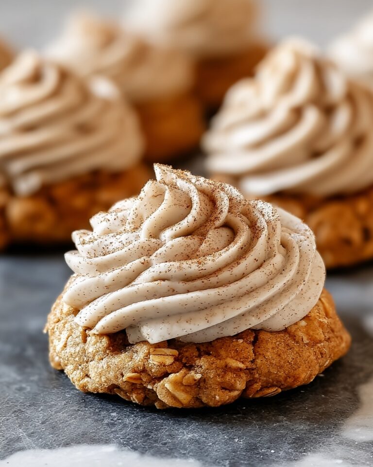 Pumpkin Oatmeal Cookies with Cinnamon Cream Cheese Frosting Recipe