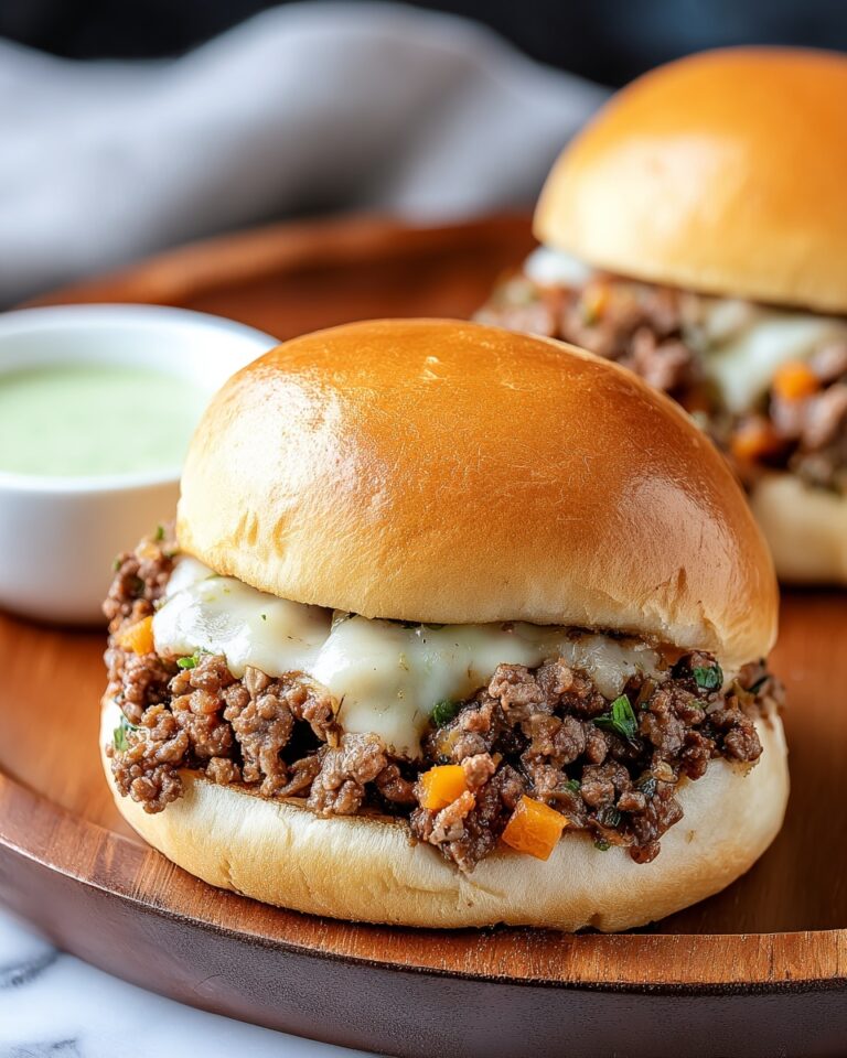 Philly Cheesesteak Sloppy Joes Recipe