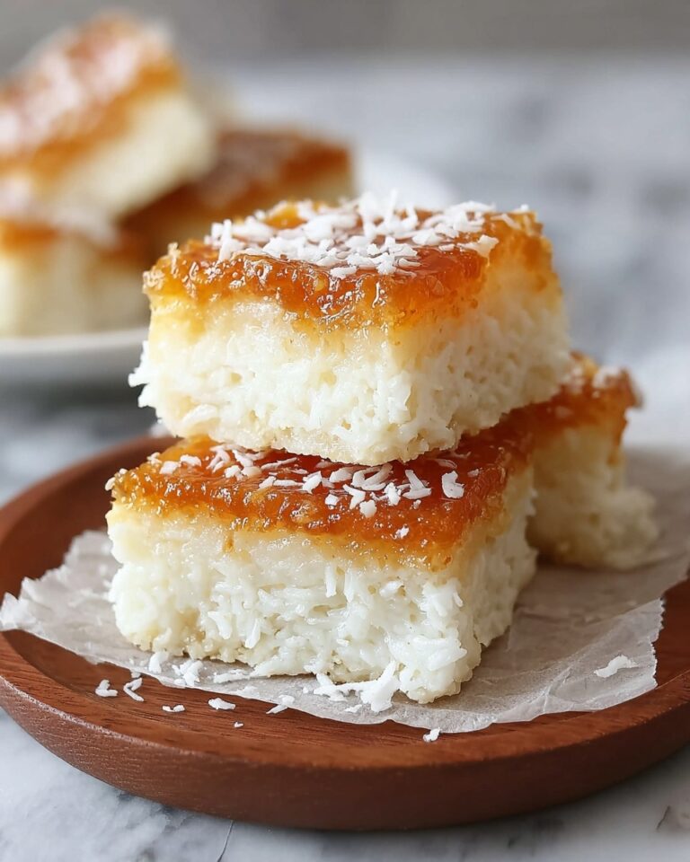 Sticky Coconut Cake (Wingko Babat) Recipe