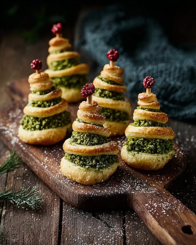 Puff Pastry Pesto Christmas Trees Recipe