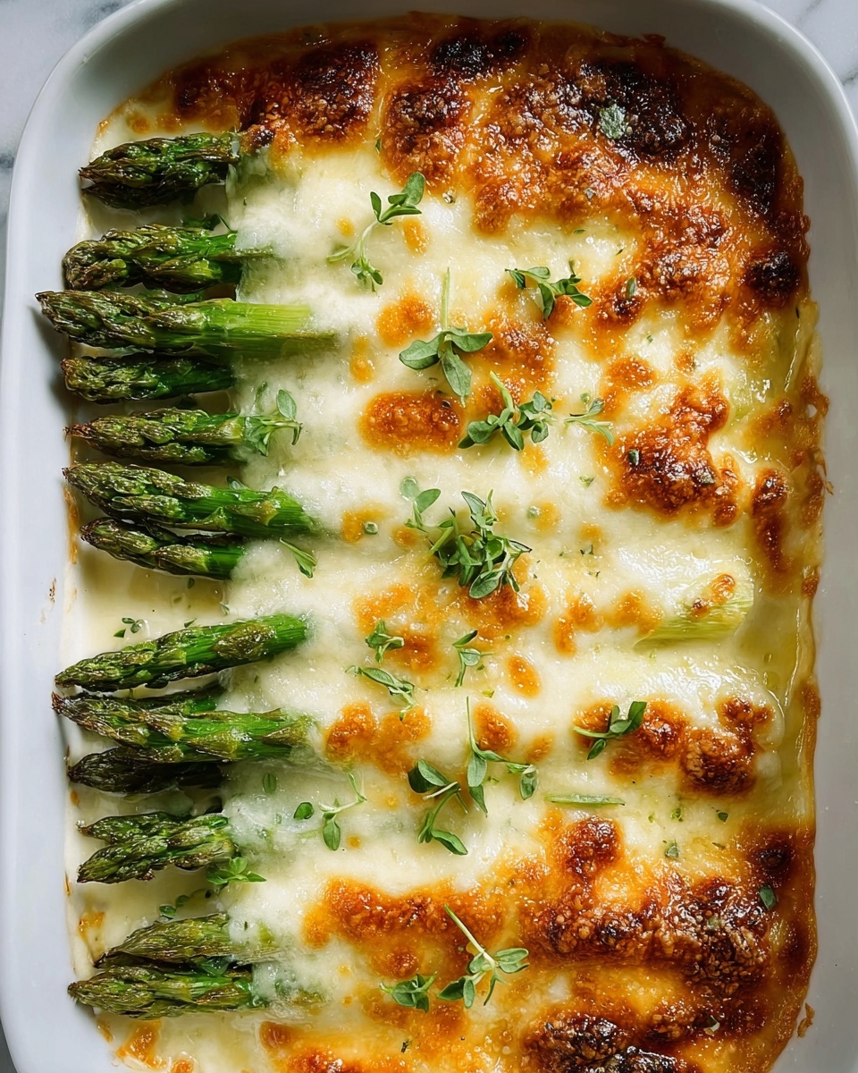 Cheesy Asparagus Casserole: An Incredible Ultimate Side Dish Recipe - Recipe Image