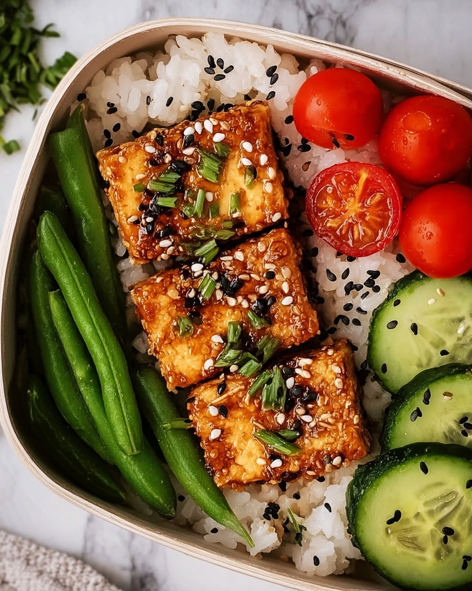 Tofu Teriyaki Bento Box Recipe - Recipe Image