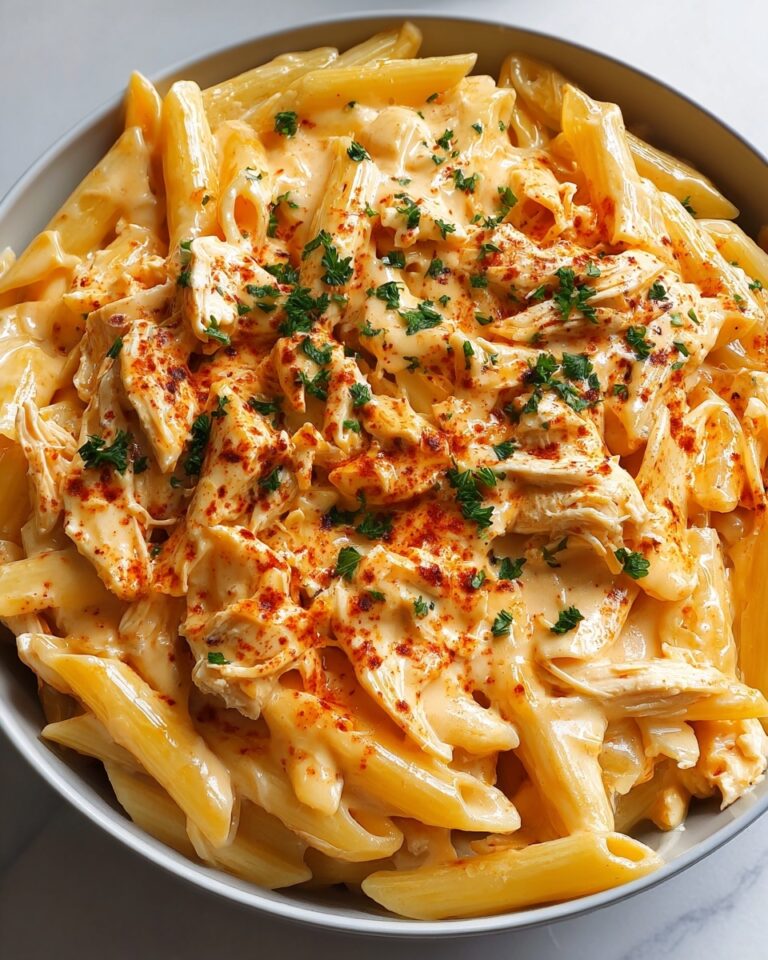 Buffalo Chicken Alfredo Penne Recipe