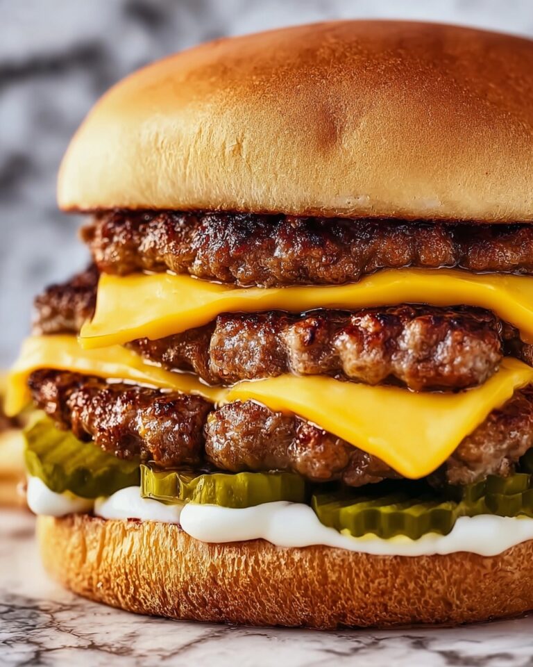 Homemade Sonic Double Smasher Burger Recipe