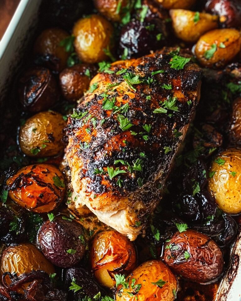 One Pan Balsamic Chicken and Veggies Recipe