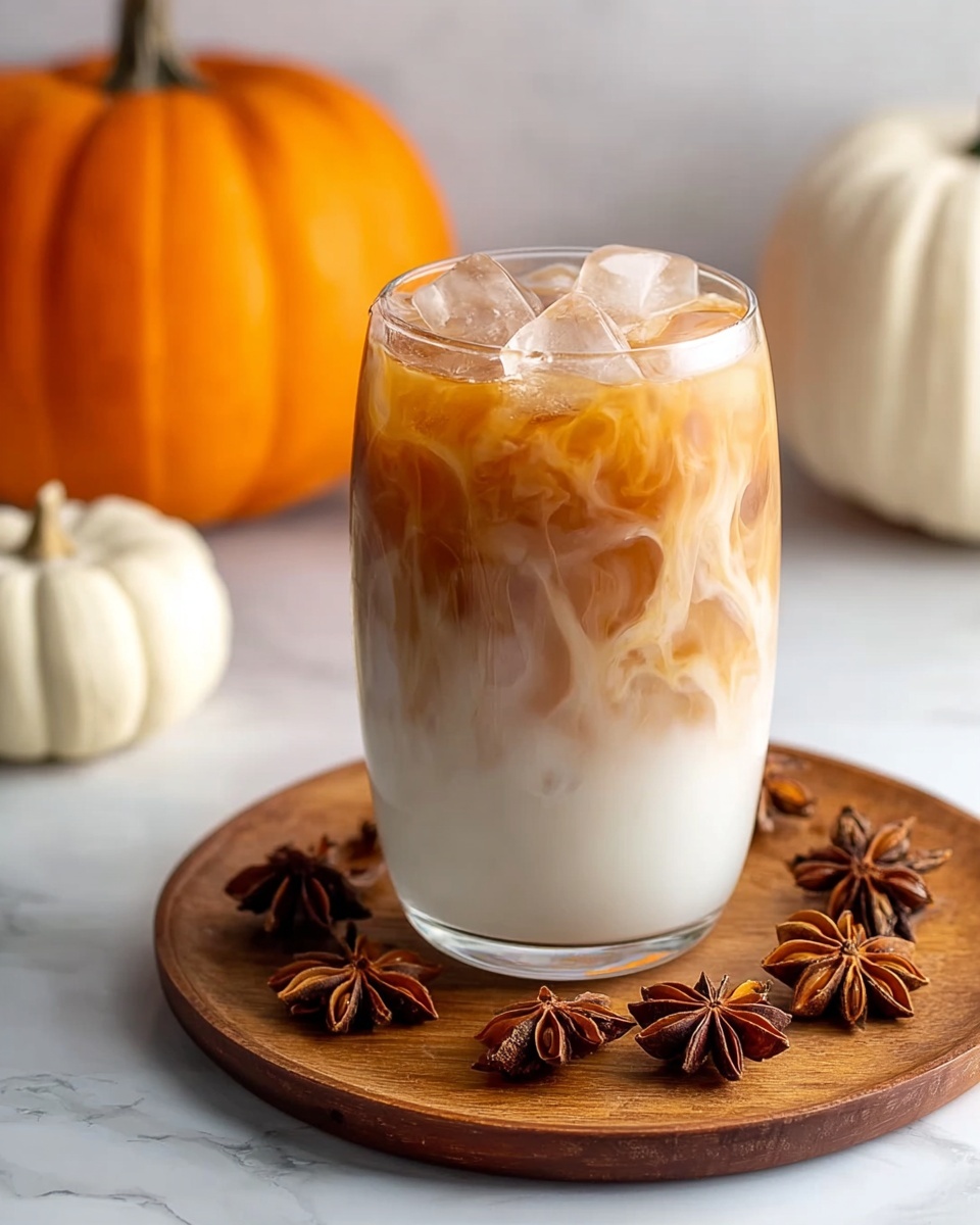Iced Pumpkin Cream Chai Tea Latte (Starbucks Copycat) Recipe - Recipe Image