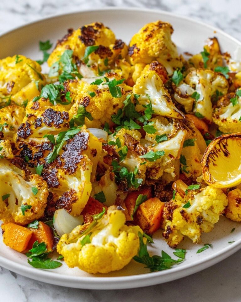Turmeric Roasted Cauliflower Salad Recipe