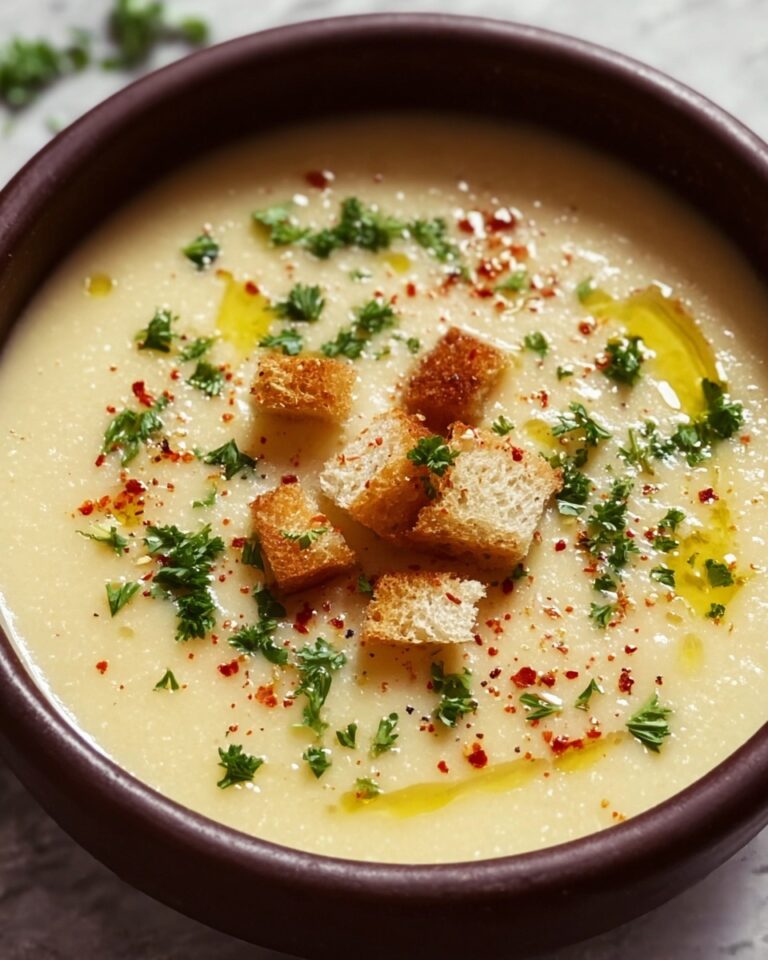 Creamy Roasted Garlic Soup Recipe