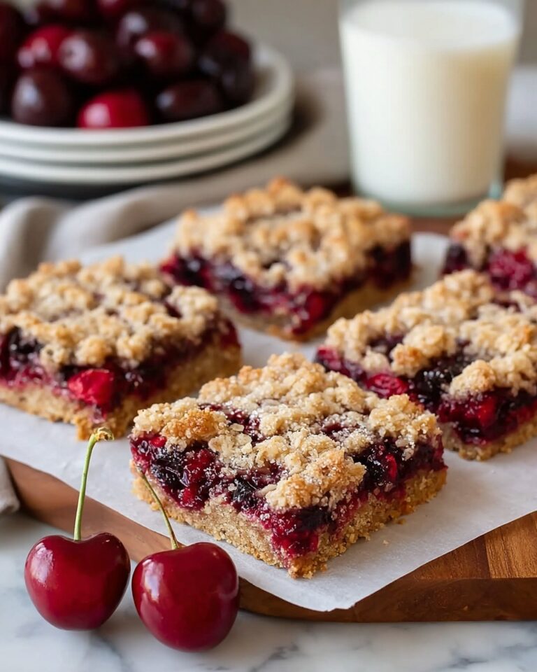 Cherry Crumble Bars Recipe