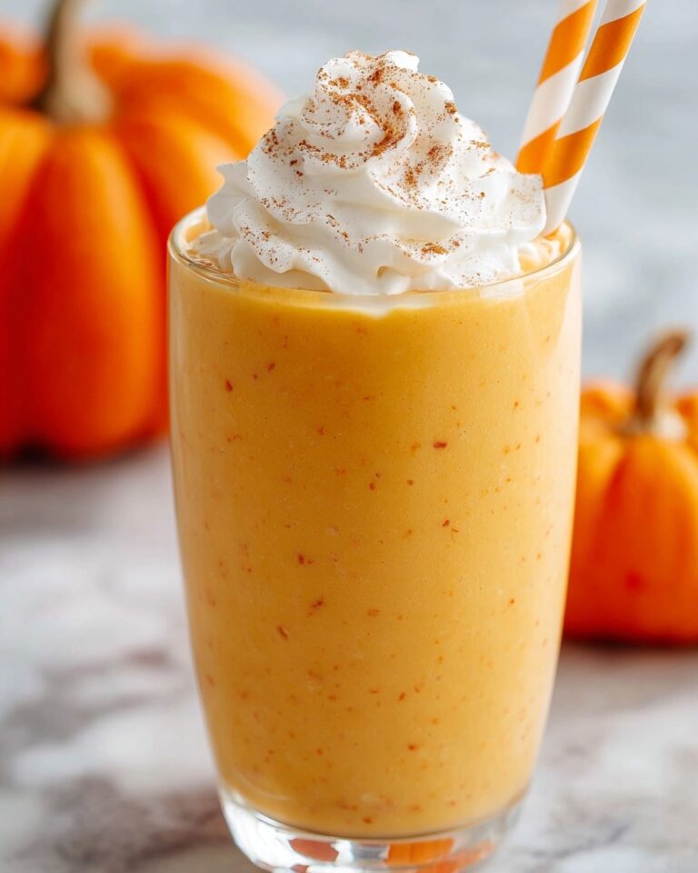 Creamy Pumpkin Smoothie with White Chocolate Hazelnut Spread Recipe