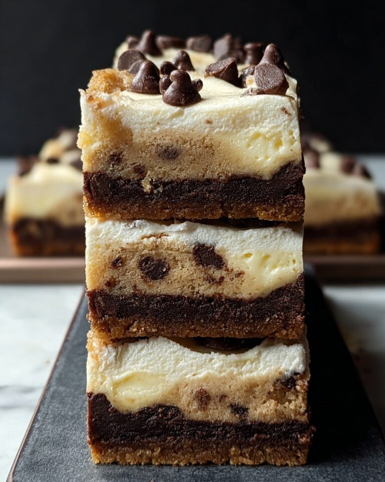 Brown Butter Chocolate Chip Cookie Cheesecake Bars Recipe