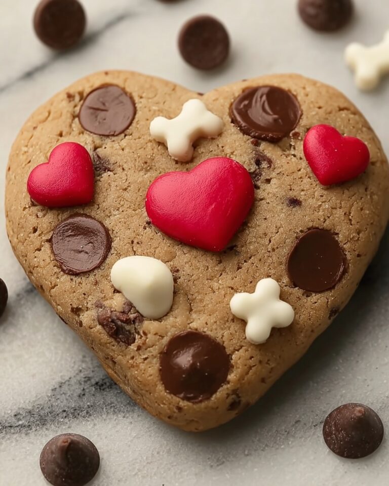 Chocolate Chip Cookie Dough Hearts Recipe